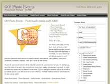 Tablet Screenshot of gophotoevents.com